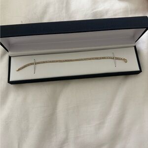 14K Gold Bracelet with microchips